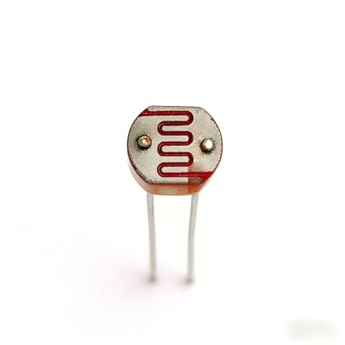 Pack of 30 LDR Photoresistors 5539 5 mm, Light Dependent Resistor for Electronics Projects
