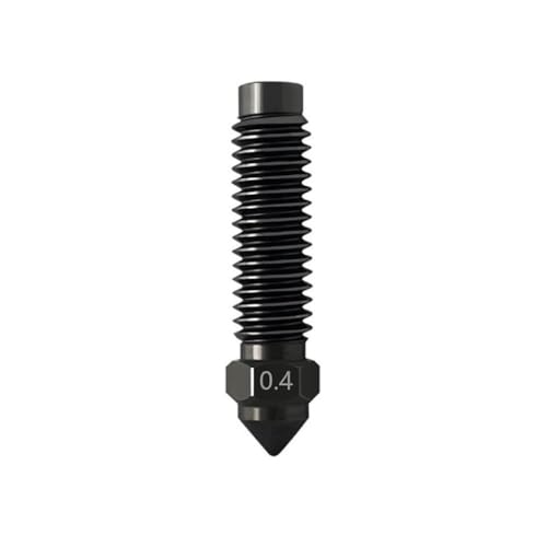 Hardened Carbon Nozzle Set (0.2 mm / 0.4 mm / 0.6 mm / 0.8 mm) for Elegoo Centauri - Durable Nozzles for Highest Print Quality