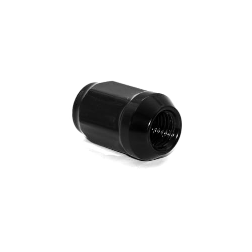 20pcs M12x1.5 Black Wheel Lug Nut, 35mm Length Cone Seat 19mm Hex, Compatible with Accord Civic CRV Element HRV Odyssey Trailblazer TSX Fusion Focus Escape Tacoma Avalon Camry