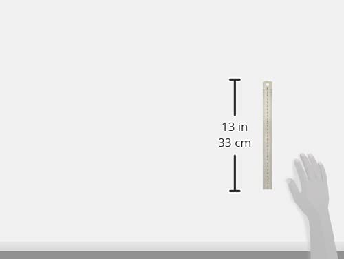 Helios Preisser steel rule, flexible (stainless spring steel, EC class II, length: 300 mm) 0460 207 300 x 30 x 1 mm single