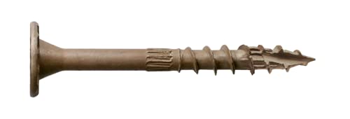 Simpson Strong-Tie SDWS22300DB-R50 Strong-Drive SDWS Timber Screws (Exterior Grade), 0.220 Inch x 3 Inch, Double-Barrier Coated, Washer Head, Sawtooth Point, Tan (Pack of 50) 3-Inch