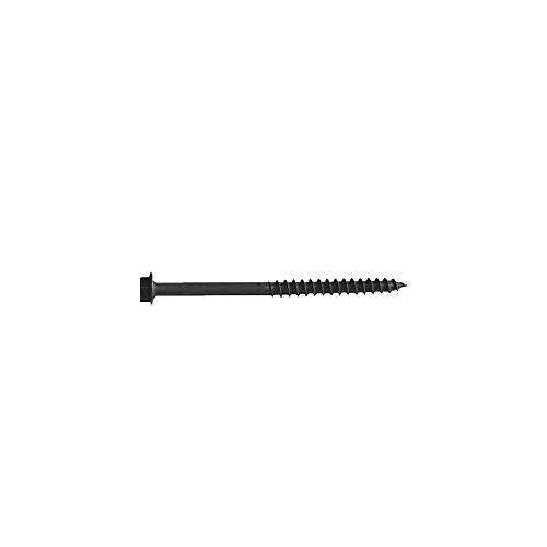 OZCO 56621 1-1/2-inch Hex Cap Nut (10 per Pack) and Ozco Building Products 56627 1/4-inch by 3-3/4-inch OWT Timber Screws (25 per Pack)