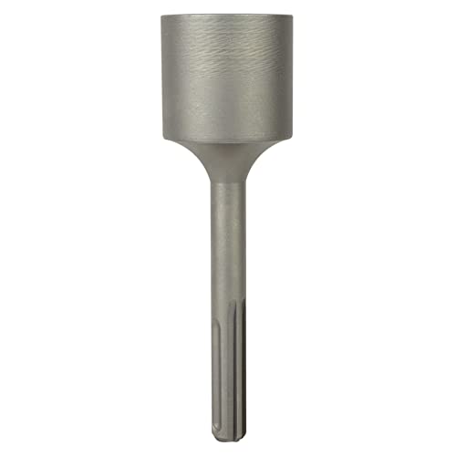 SDS Max Shank T Post Driver Attachment – Made for Driving T Posts with Rotary Hamer Drill, 2 Inch Diameter Head, SDS Max Post Driver, Fence Post Pounder and Metal Fence Post Driver