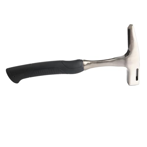 Malco Tin Master Hammer (TMH1) – 18 oz Tinner’s Hammer, Built-In Drive Cleat Bending Slot, HVAC Sheet Metal, Forged Steel Individually Hardened & Tempered Sections