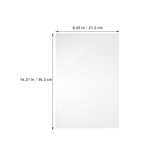 STOBAZA 2Pcs Popcorn Machine Door Protective Panel Replacement Parts Thickened PVC Dual-Door Design for Commercial and Household Setup with Professional Look Preventing Popcorn Spill