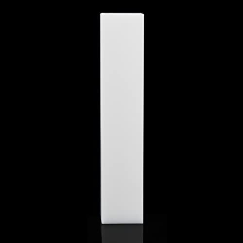 LEXININ 11.8 x 2.4 x 2.4 Inches Large NylonTapping Block, UHMW Plastic Tapping Block, Rectangular Solid Nylon Tapping Block for Engineering, Flooring, DIY, White