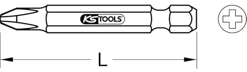 KS Tools 911.2210 1/4 Bit, 50 mm, PH1