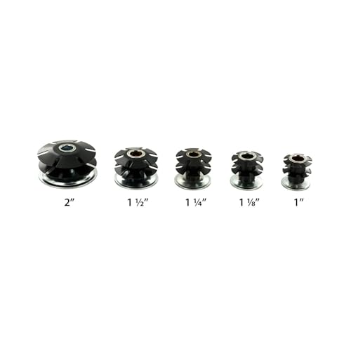 Outwater Industries Double Star Threaded Caster Insert | Heat Treated Steel | Fits 1-1/2 Inch Round 16-18 Gauge Tube | Thread: 3/8-16 | 20 Pack Fits 1.5'' Tube