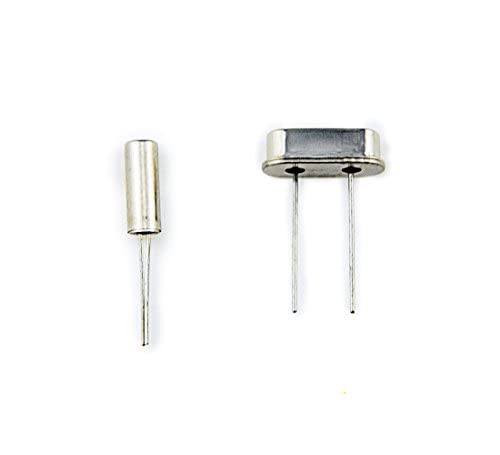 BGTXINGI 100pcs 10 Value DIP Quartz Crystal Oscillator 4M 6M 8M 11.052M 12M 13.56M 16M 22.1184M 27M 32.768K Crystal Resonators Assortment