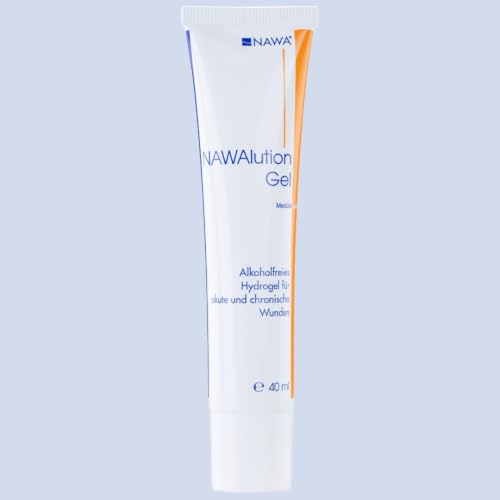NAWA Lution Gel Hydrogel for Cleansing, Decontamination, Moisturising and Healing Acute and Chronic Wounds 40 g
