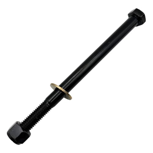 1/2"-13 x 7 Grade 8 Hex Bolts (4-Pack) with Washers and Nuts SAE J429 High-Strength Coarse Thread Fasteners for OEM, MRO & Industrial Applications | 7.0" Plain Black Finish Bolts, Washers, Nuts 4