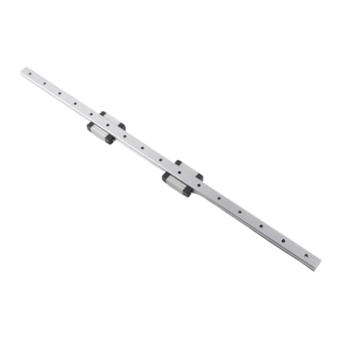 MGN12B Mini Linear Rail Guide, 400mm Linear Sliding Gide with 2x MGN12B Bearing Block for DIY Printer and CNC Machine