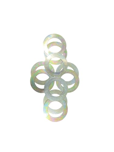 Bucket Pin Shims Spacer Washer 135mm x 80mm x 2mm - Set of 10, Compatible with Earthmoving Machines and Excavators - Durable Replacement Parts for Enhanced Performance
