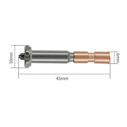 Hardened Steel Nozzle 0.8mm for Anycubic Kobra 3 Max - Durable Nozzle for Precise 3D Printing