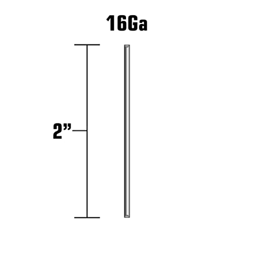 Metabo HPT Angled Finish Nails | 2 Inch | 16 Gauge | Galvanized | 2000 Count | 14415HPT 2000 Count (Pack of 1)