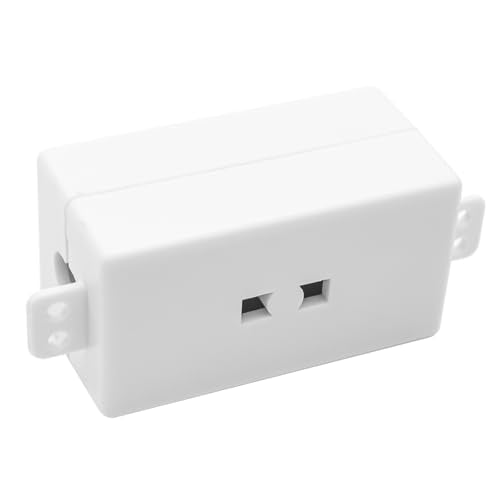 2pcs RJ45 Cat6 Junction Box Inline Punchdown Crown Coupler Joiner for Cat6/Cat5E/Cat5 Ethernet Network Cable