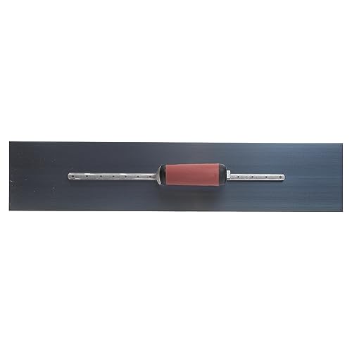 MARSHALLTOWN Blue Steel Finishing Trowel, 5 x 24 Inch, Made in the USA, Concrete, Masonry, Drywall and Plastering Tool, MXS245BD