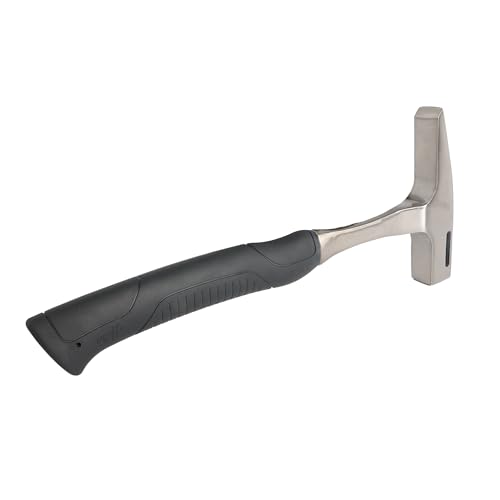 Malco Tin Master Hammer (TMH1) – 18 oz Tinner’s Hammer, Built-In Drive Cleat Bending Slot, HVAC Sheet Metal, Forged Steel Individually Hardened & Tempered Sections