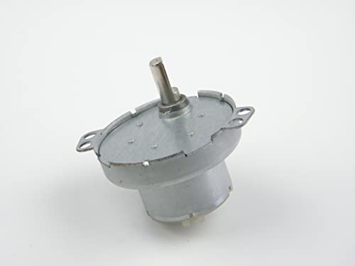 CHANCS Gear Electric Motor 6V 5RPM D-Shaft POM Plastic Gear Gearbox 6V D-Shaft