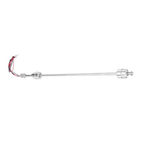 Liquid Level Sensor, DC 0-110V Large Size Stainless Steel Double Float Ball Switch Water Level Controller Sensor Switch for Water Tank,Pool,Sink,Fish Tank,etc(400mm)