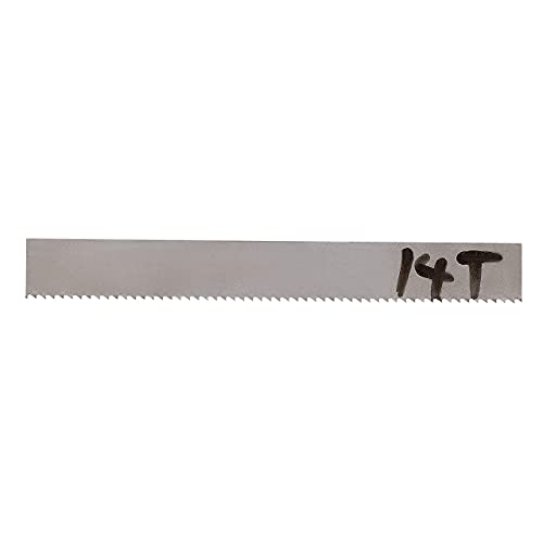 Imachinist 93-1/2" Long, 1/2" Wide, 0.025" Thick, 14TPI and 6/10TPI M42 Bi-metal Bandsaw Blades for Soft Metal Cutting