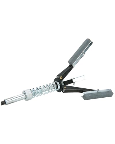 FreeTec Cylinder Honing Tool, Adjustable 31.8-88.9 mm, Engine Cylinder Honing and Deglazing Tool with 3 x 50 mm Whetstones (220 Grit)