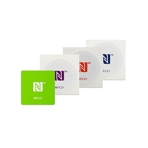 NFC Starter Kit Medium - 12-Piece Set - with NTAG213, NTAG215 and NTAG216 Chips NFC Starter Kit Medium