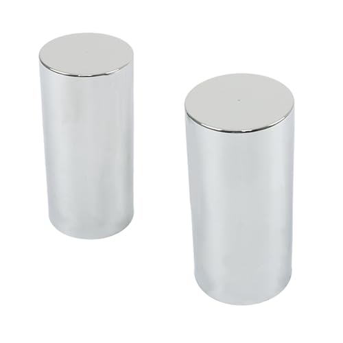 waltyotur 20 x 33mm Truck Lug Nuts Screw on Chrome Cap 4-1/4 High Replacement for Peterbilt Volvo International Semi Trucks