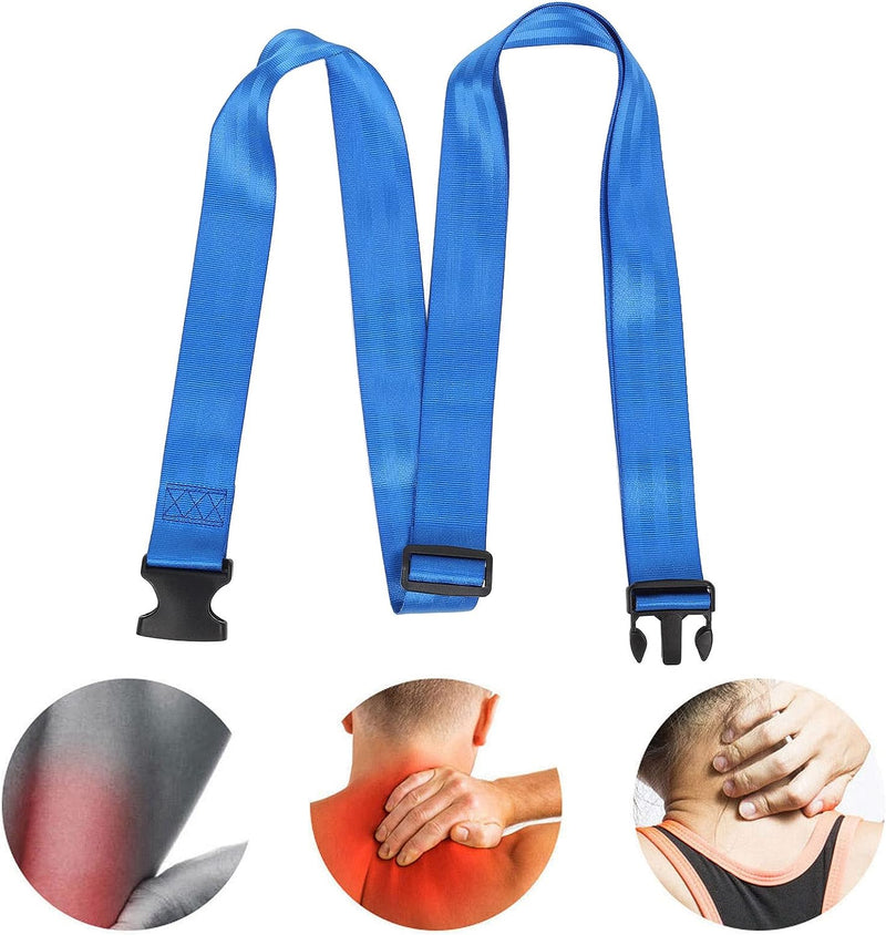 Extremity Mobilization Belt Manual Traction Mobility Strap Adjustable Fun Gait Belts for Stretching Yoga Leg Shoulder Exercise