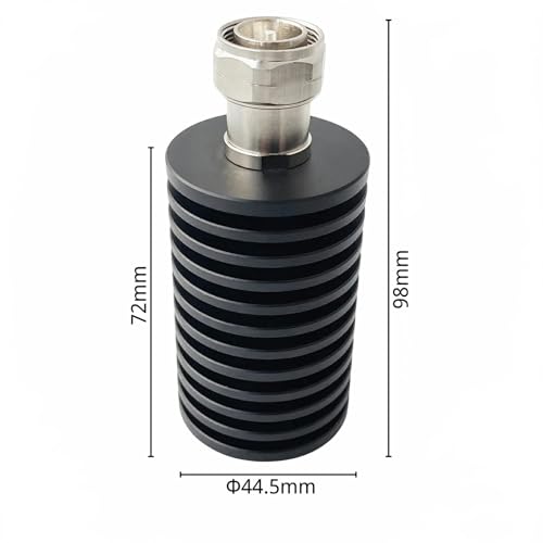 BECEN 50 W 50 Ohm Termination Load 4.3-10 Mini DIN Low VSWR 3GHz Load | 50W 4.3 10 50 ohm Dummy Load DC to 3GHz Dummy-last For Ham Radio vhf uhf Antenna Test 50W MINI DIN LOAD 3G
