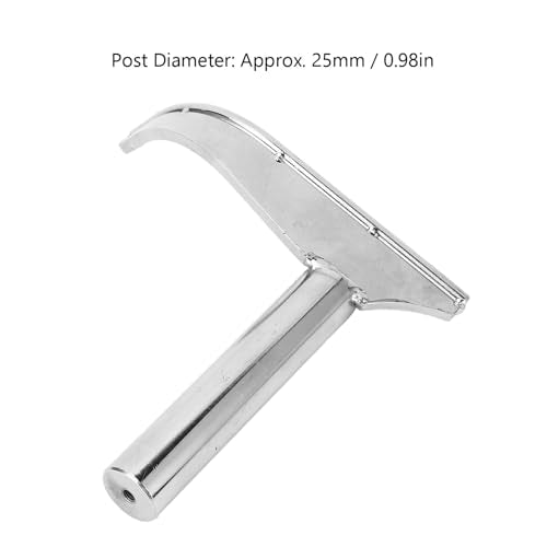 J Curved Lathe Tool Rest, 1 Inch 25mm Post Hardened Steel Wood Turning Tool Rest, Lathe Tool Rest for Bowl Turning
