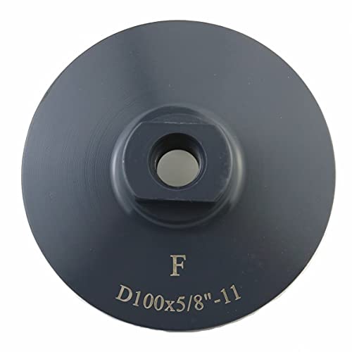 4 Inch Diamond Resin Filled Cup Wheel Grinding Wheel for Granite,Concrete and Tile with 5/8"-11 Thread(Fine) Fine