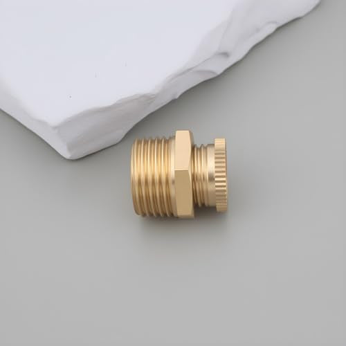Create idea 2pcs PT3/8" Male Thread Air Compressor Drain Valve 12.5mm Thread Brass 3/8"