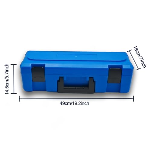 Tool Box Carry Case for Hot Air Plastic Welder, Lockable Storage Toolbox Hard Plastic Empty Case