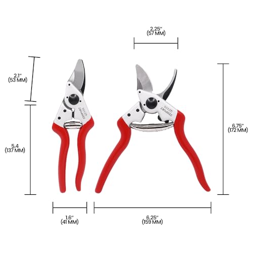 QZ406 Small Professional Pruner and HJ261 Leather Pruner Sheath
