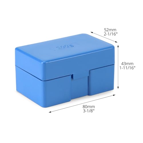 QWORK 14-Piece Calibration Weights Set 10 mg - 100 g for Laboratory and Jewellery, Includes Tweezers and Storage Box