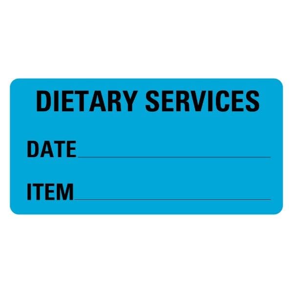 Dietary Services Labels