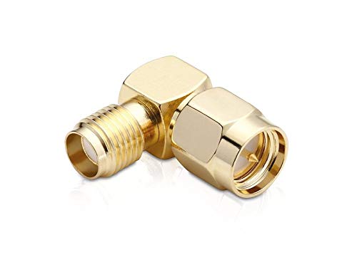 adaptare 60311 SMA Connector (No Pin) to RP-SMA Connector (No Pin) SMA Male to SMA Female Angled