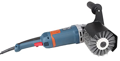 Aidelife Synthetic Fibre Abrasive Brush Drum for Grinding Machine Renovator,for Flat Metal and Wood Surfaces and for Satin Finishing of Unpainted Metals Ø120x100, Wire Drawing Machine attachment