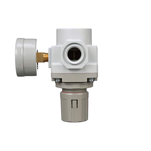 PneumaticPlus SAR400-N06BG Compressed Air Pressure Regulator, 3/4" NPT