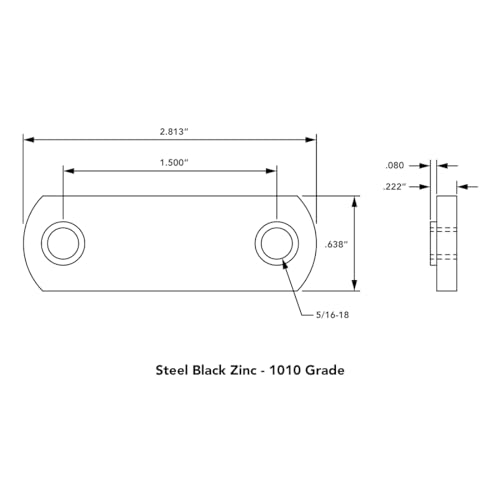 8020, 3279, 15 Series 5/16-18 Double Threaded Slide in Economy T-Nut Steel T-Slot Accessories for 80/20 Aluminum Extrusion Hardware Nuts (25) 25