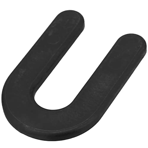 KEILEOHO 300 Pack 1/4 Inch Black Plastic U-Shaped Shim Spacers for Leveling, Tiles, Walls, Windows