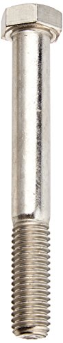 Hillman Hex Cap Screw 18-8 Stainless Steel Outdoor Grade Washer Face 1/2"-13 x 4" Silver – 10 Pack