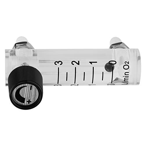 GasFlowMeter 0-3LPM FlowSensor Gas Detector for SewageGasTesting Medical Equipment | 8 mm quick coupling, 0.6 MPa pressure resistance, oxygen and air measurement, industry and laboratory