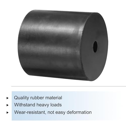 8PCS Rubber Spacers 50mm OD 8mm ID 50mm Height Round Anti Vibration Spacer Rubber Bushing Grommets Thick Rubber Washers for Home Car Accessories 50mm ODx8mm IDx50mm Thick 8