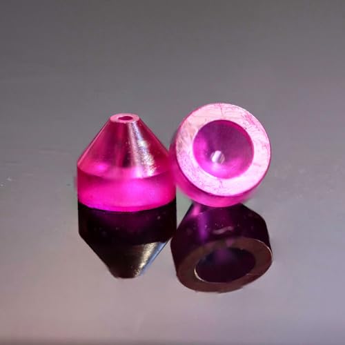 Ruby Tip MK8 Nozzle 0.4mm for Ender 3, CR-10, Elegoo Neptune 3, Sovol SV06 3D Printer and More, Hardened & Abrasion Resistant, Nickel Plated Copper Ruby