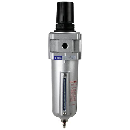 Air Pressure Regulator & Filter Combo compressor 1/2" & gauge clean compressed air system regulate pressure moisture
