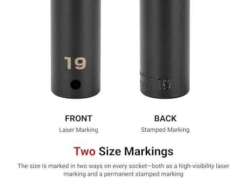 TEKTON 1/2 Inch Drive x 1-7/8 Inch 6-Point Impact Socket | SID23048 Deep