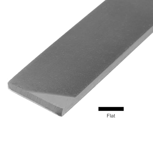HARFINGTON 2pcs Farmers Own Files 10 Inch High Carbon Steel Single Cut Flat Hand Rasp File for Deburring and Removing Material