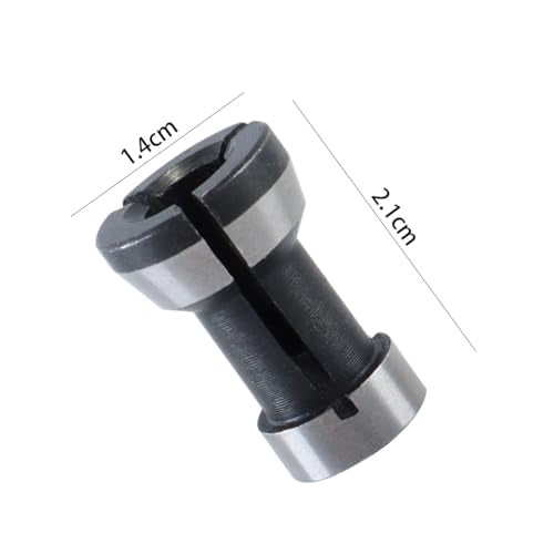 6 PCS Collets Adapter, 6mm 6.35mm 8mm Collet Chuck Tool Adapter for Straight Grinder Cutting Engraving Machine